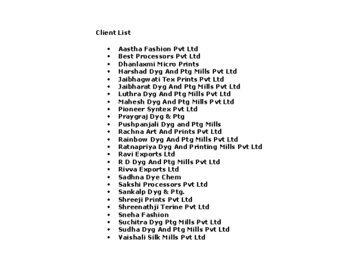 Client List
