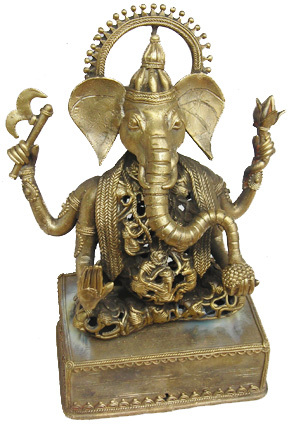 Brass Ganesha Statue