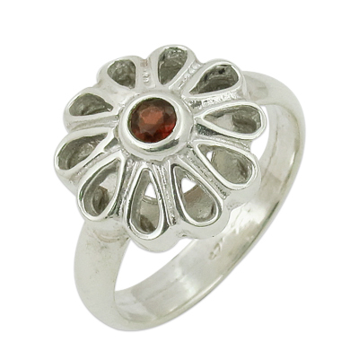 Garnet Semi Precious Ring Jewellery