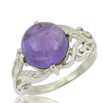 Amethyst Gemstone Ring Jewellery