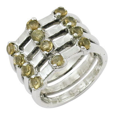 Citrine Gemstone Ring Wholesale Jewellery