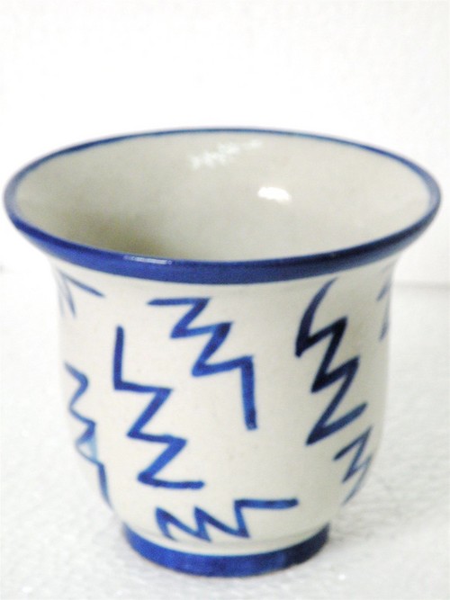 Blue Pottery Planter