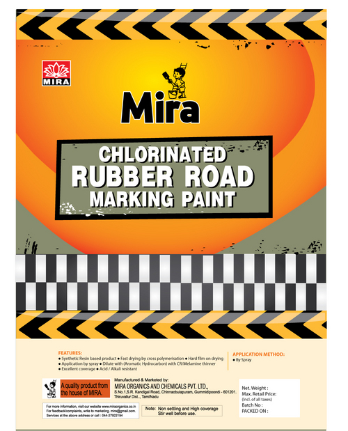 Chlorinated Rubber Road Marking Paints