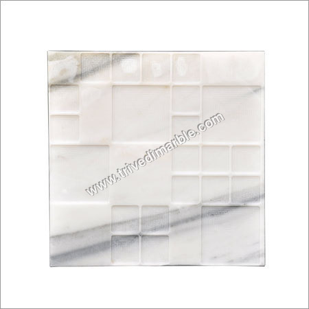 White Textured Bathroom Tile