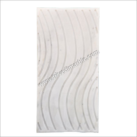 Crystal White Slab Flooring Tiles