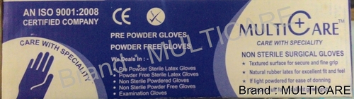 Non Sterile Powder Surgical Gloves