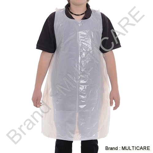 Plastic Apron - Durable Plastic, Puncture Resistant, Available in Blue, Green, and White | Water and Dust Repellant, Fine Finish