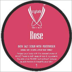 Rose Bath Salt Scrub