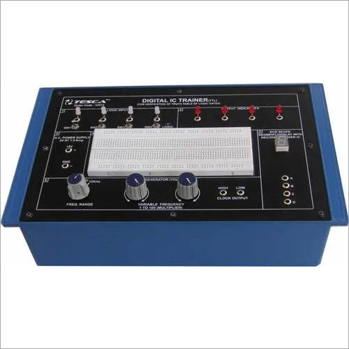 Black And Blue Digital Ic Trainer (Ttl) (For Verification Of Truth Table Of Logic Gates)