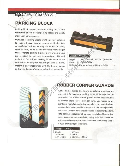 Durable Parking Guards / Rubber Corner Guards