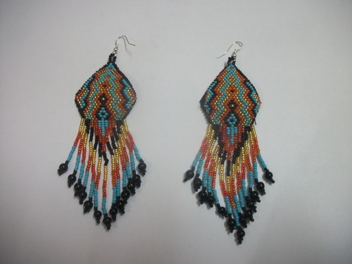 Handicraft Jewellery - Beads & Wire, 5x2 cm, Multicolor | Elegant Handcrafted Design, Durable, Unique Style