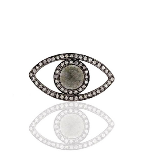 Pave Diamond Evil Eye Finding Jewelry