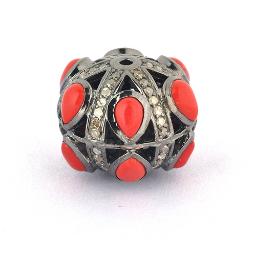 Pave Diamond Gemstone Finding Jewelry