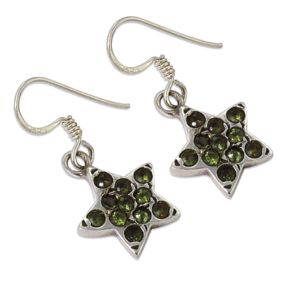 Peridot Gemstone Earrings Jewellery