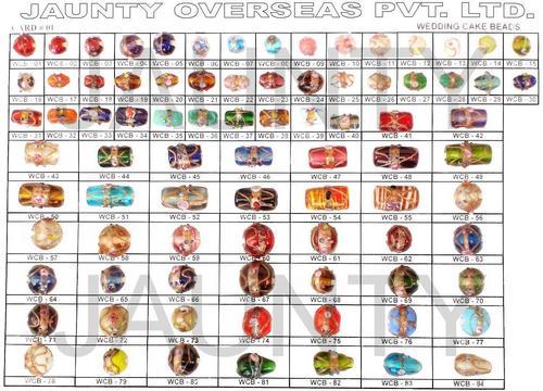 Wedding Cake Beads - Plastic, Varied Shapes & Sizes, Multicolor | Decorative, Elegant, Versatile, Durable, Affordable for Crafting & Cake Decoration