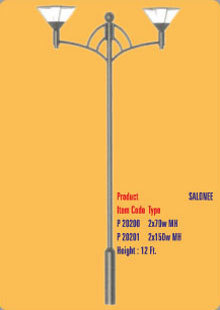 Decorative garden pole