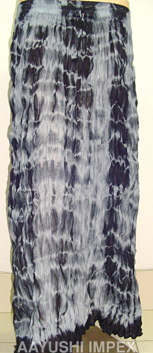 Wrinkled Long Skirt