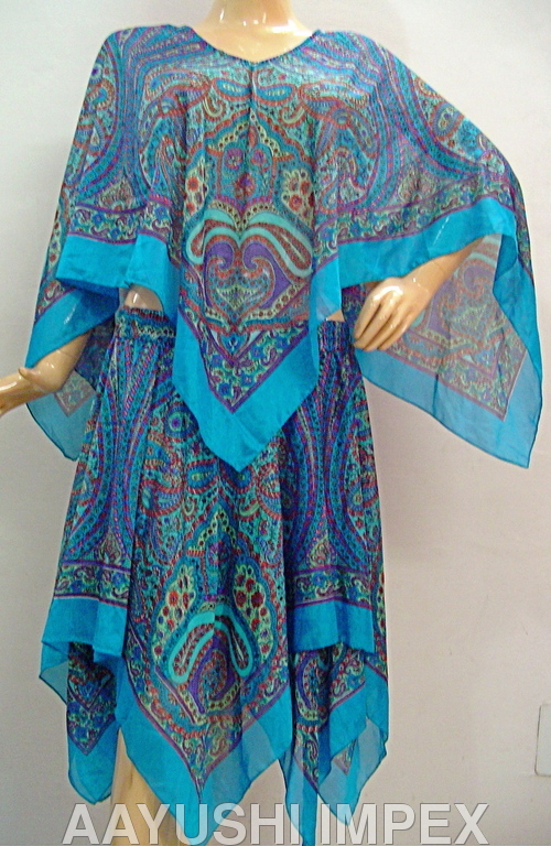 Long Skirt with Poncho