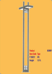 Decorative garden pole