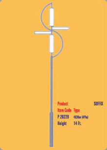 Decorative garden pole