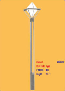 Decorative Garden pole light