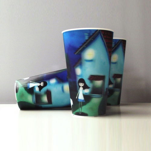 plastic coffee cup