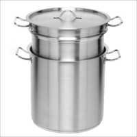 Silver Stainless Steel Double Boilers