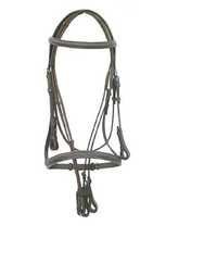 English Bridle - Leather, Various Sizes Available, Black Color | Smooth Texture, Optimum Flexibility, Skin Friendly, Durable, Weatherproof