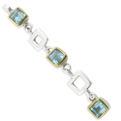 Blue Topaz Gemstone Pendant Jewellery