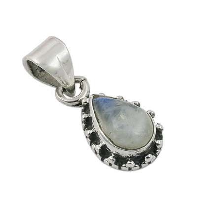 Natural Rainbow Moonstone Gemstone Jewellery