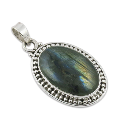 Labradorite Gemstone Pendant Jewellery