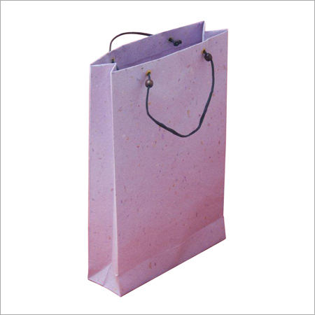 Purple Spot Shine Vertical Shopping Bag