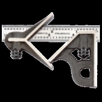 Calibration of Combination Set - Aluminum, 6 Inch, ISO 9001 | Precise Angles, Metric & Imperial Scale, Durable Design