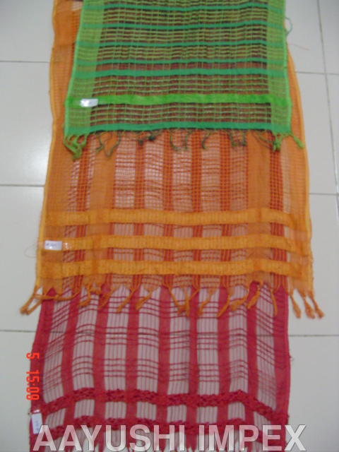 Checkered Pashmina Silk Stoles