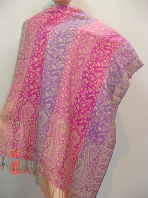 Purple Viscose Shawl