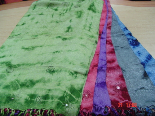 Batik Pareos - Cotton Blend, 70x180 cm, Green | Soft Fabric, Unique Design, Versatile Style, Lightweight