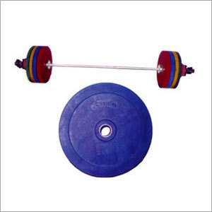 Rubberised Weight Lifting Plates