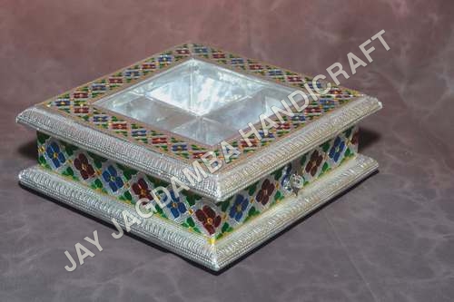 Silver Dry Fruit Box