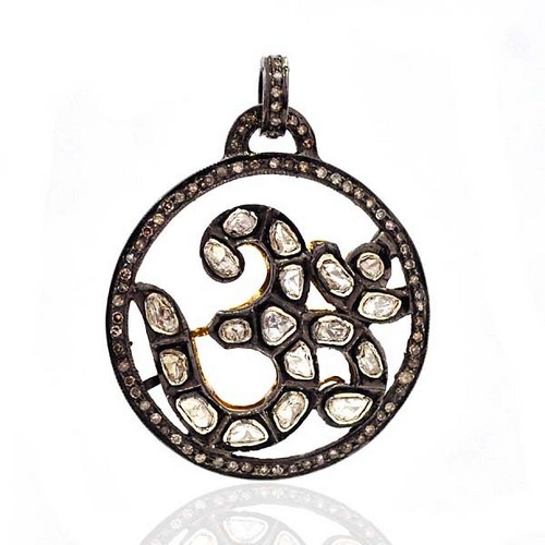 Diamond Fusion Om Pendant