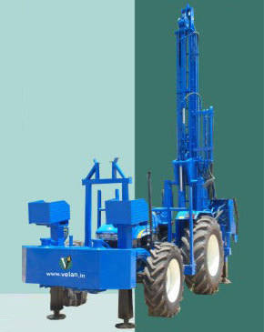 Tractor Mounted Pile Hole Rig