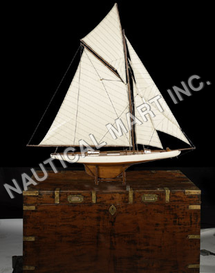 Nautical America's Cup Columbia 1901 French Finish..