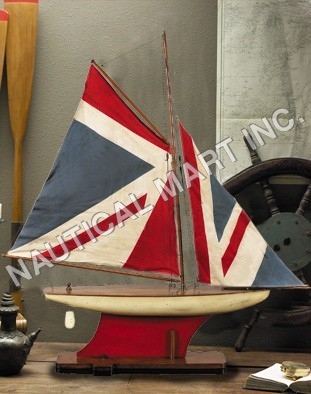 Nautical Union Jack Pond Yacht