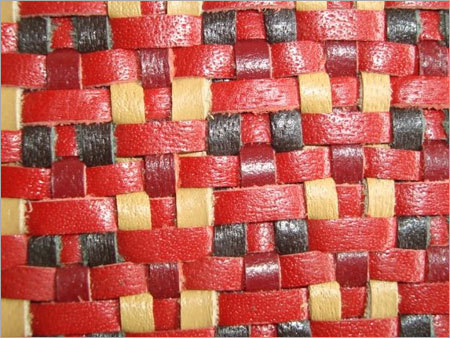 Handmade Leather Desk Mats Weaving Services