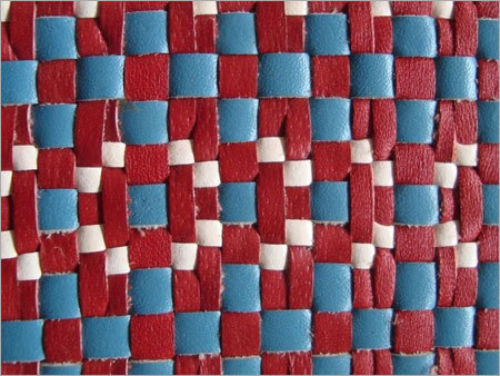 Designer Leather Mats Weaving Services