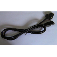 SAN 6Amp With Ec Socket - 1.2-3M Length, Black | 6Amp Socket, Durable Cord, Flexible