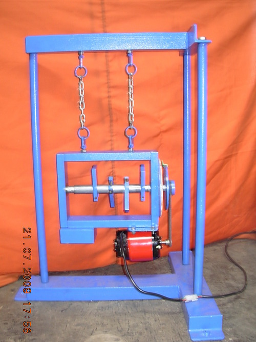 Static and Dynamics Balancing Apparatus - Steel, 1000x500x1200 mm, Blue | Static Balancing, Dynamic Balancing, Rotating Mass, Educational Tool, Variable Speed