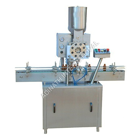 Single Wheel Powder Filling Machine - Stainless Steel, 1400x800x1900 mm, Silver | Semi-Automatic, 20-50 Fills/Min, No Container No Filling System