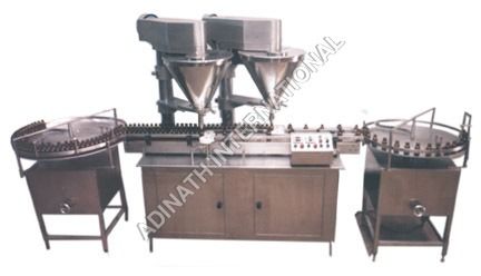 Silver Bottle & Jar Powder Filling Machine