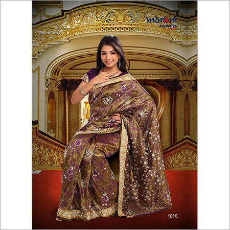 Embroidered Silk Sarees