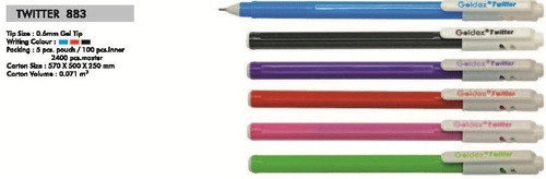 Goldex Twitter " Perfumed Body" Gel Pen